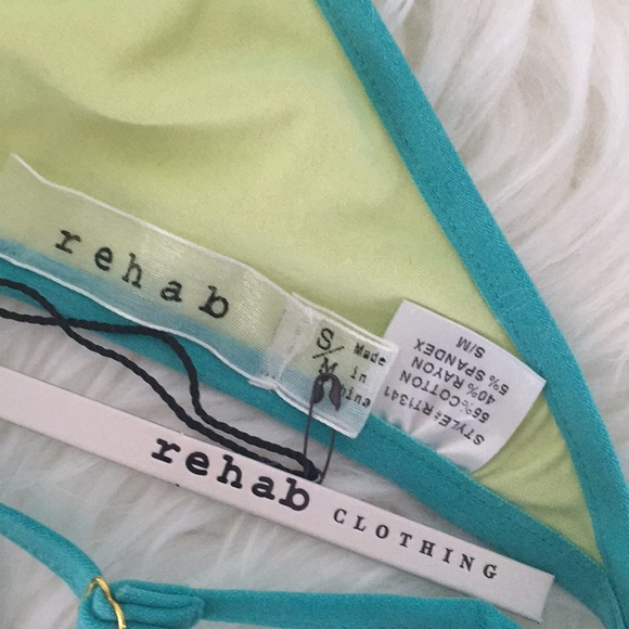 Bralette green and yellow - Picture 7 of 8